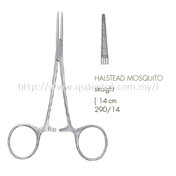  290/14 14 cm straight Halstead Mosquito Haemostatic Forceps