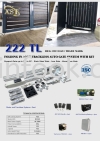 222 TL TRACKLESS FOLDING GATE TRACKLESS SYSTEM Auto Gate System