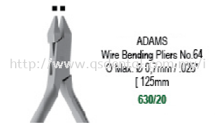 630/20 125mm ADAMS Wire Bending Pliers No.64