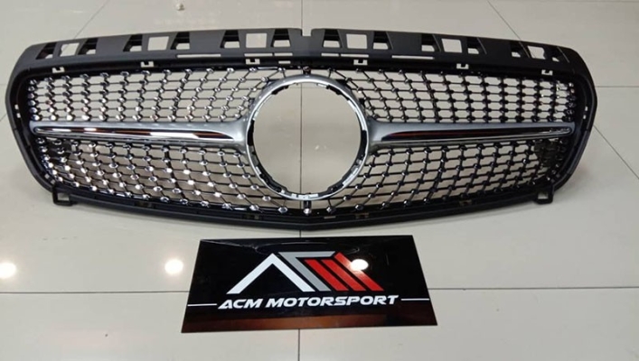 Mercedes Benz W176 2013 Non Facelift Diamond Grille