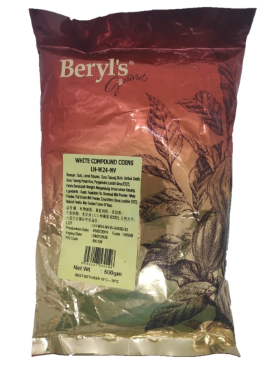 Beryl's White Compound Chocolate Coin (500g)