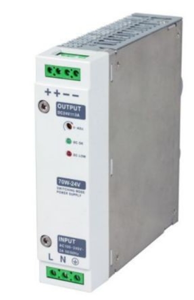 Din RAIL Power Supply, ac-dc, 180W, 1 Output 7.5A at 24Vdc