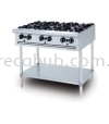 STAINLESS STEEL OPEN BURNER (OB6FS) FREE STANDING  STOVE