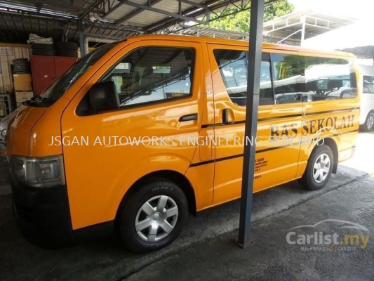 NEW BAS SEKOLAH TOYOTA HIACE 2.5L LOW ROOF 