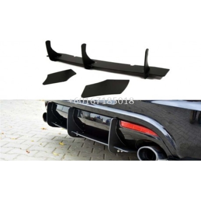 2010 2011 2012 2013 2014 2015 2016 2017 volkswagen scirocco rear bumper diffuser maxton style for scirocco r rear add on upgrade performance look black pp material new set