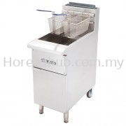 STAINLESS STEEL GAS DEEP FRYER ECONOMIC (FSGDF23M-2B)