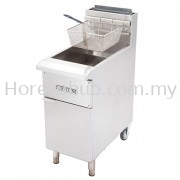 STAINLESS STEEL GAS DEEP FRYER ECONOMIC (FSGDF23M-1B)