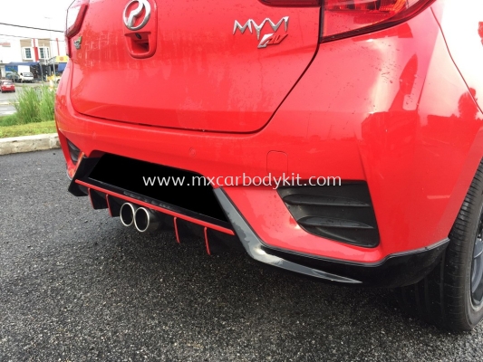 PERODUA MYVI 2018 - 2020 SPORTIVO V3 REAR DIFFUSER