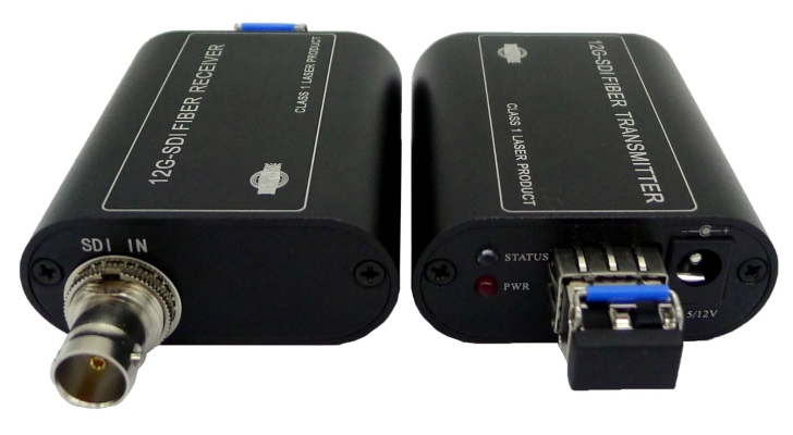 12G SDI Video Over Fiber Converter C Extender with Multirate 12G/6G/3G/HD/SD-SDI Video and UHDTV/4K/8K/HDTV/SDTV support