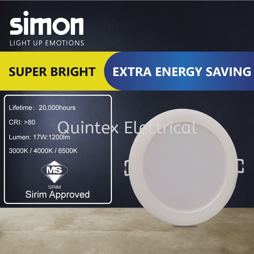 SIMON Valor LED Downlight 17 Watt (6inches) SIMON Downlight Lighting  Selangor, Malaysia, Kuala Lumpur (KL), Shah Alam Supplier, Suppliers,  Supply, Supplies | Quintex Electrical Engineering & Trading
