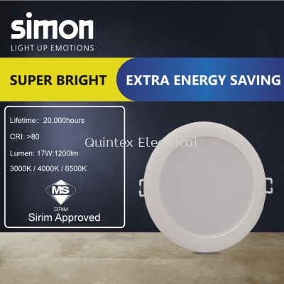 SIMON Valor LED Downlight 17 Watt (6inches)