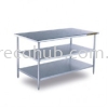 STAINLESS STEEL WORKTABLE 2 TIER UNDERSHELF  WORKTABLE STAINLESS STEEL FABRICATION 