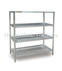 FOUR TIER RACK PERFORATED