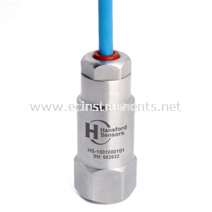 HS-100FRT Series Dual Output Oil Resistant with PT100 Temperature Sensor Industrial Accelerometer