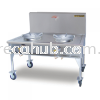 2 BURNER KWALI RANGE-ECONOMY TYPE KWALI RANGE  STAINLESS STEEL FABRICATION 