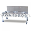 3 BURNER KWALI RANGE-ECONOMY TYPE KWALI RANGE  STAINLESS STEEL FABRICATION 