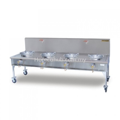 4 BURNER KWALI RANGE-ECONOMY TYPE