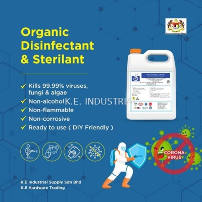 Organic Disinfectant & Sterilant Surface Sanitizer 