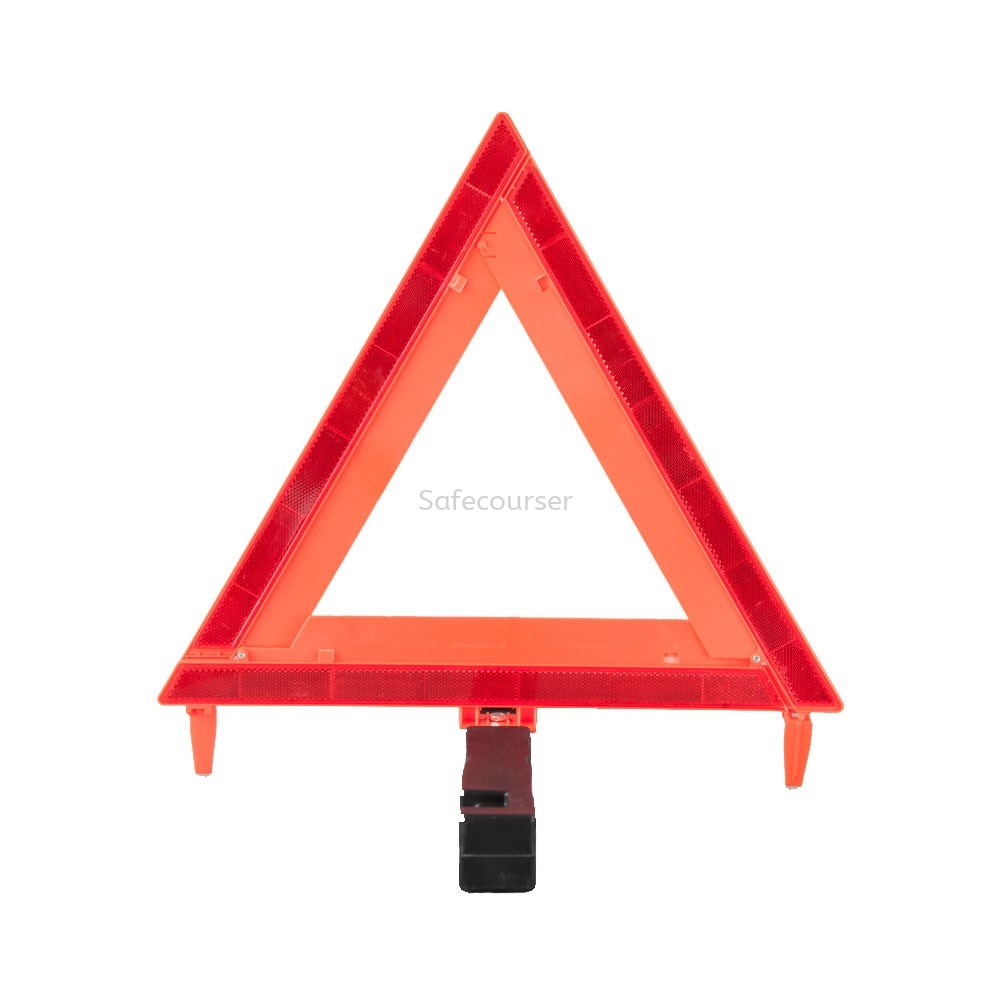 Traffic Sign Car Warning Triangle For Roadway Safety