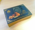 Printed Biscuit Box + Gold Stamping + Spot UV + Emboss Box Packaging