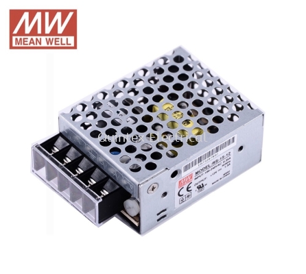 MEAN WELL LRS15-12 12VDC 1.3A Power Supply 