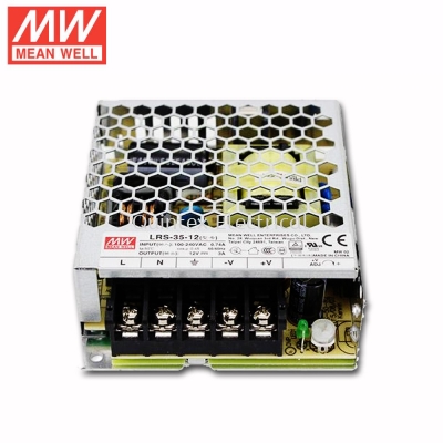 MEAN WELL LRS35-12 12VDC 3A Power Supply