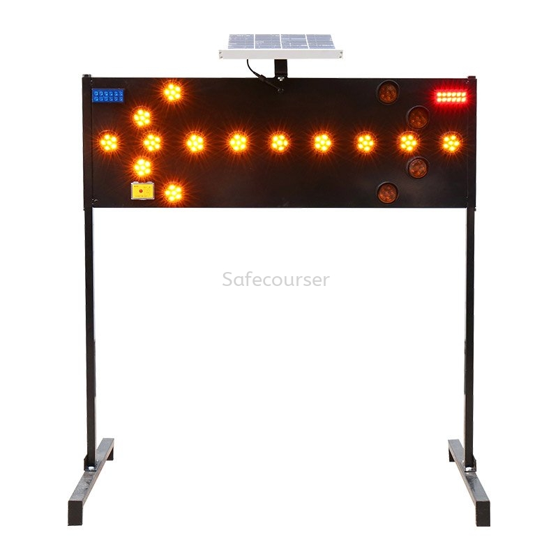 Solar LED flashing Arrow Board (Left and Right ) 