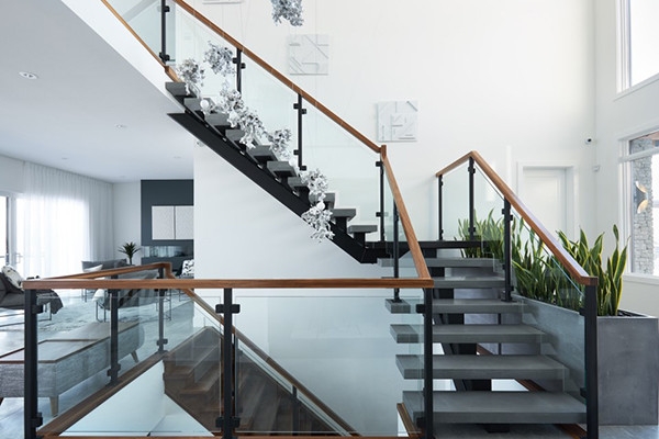 Glass railing and staircase railing works Renovation and Construction