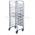 STAINLESS STEEL COOLING RACK FOR FOOD PAN, BAKING TRAY, & KNOCK DOWN 