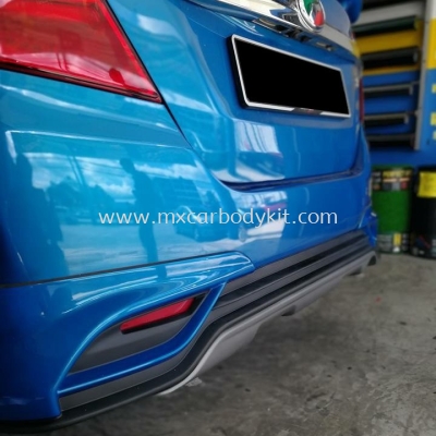 PERODUA BEZZA 2016 - 2019 REAR SKIRT GARNISH FOR GEAR UP BODYKIT