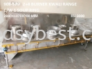 USED : 908-579 (S/S 2+4 BURNER KWAILI RANGE C/W 1 SOUP RING) Used-Kitchen Equipments