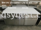 USED : 908-578 (S/S CABINET C/W ICE BIN & CUP HOLE) Used-Kitchen Equipments