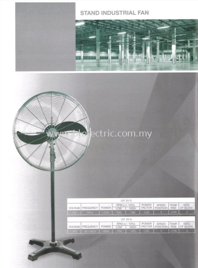 UMS Industrial Stand Fan- 20" & 26"