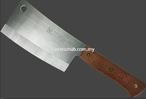 NIKKEN WOODEN HANDLE CLEAVER