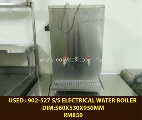 USED : 902-527 S/S ELECTRICAL WATER BOILER 