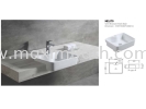 MELITO Semi-Recessed Basin Bathroom Basin Bathroom Collection