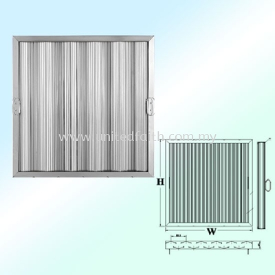 Baffle Filter (Aluminium) 