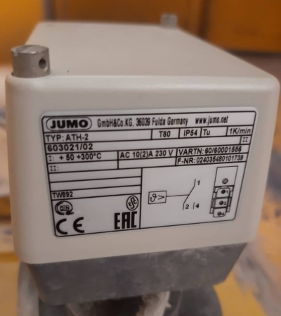 JUMO 60/60001556 ATH-2 THERMOSTAT Malaysia Thailand Singapore Indonesia Philippines Vietnam Europe USA