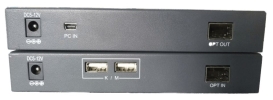 DVI KVM Over Fiber Optic Extender Set DVI KVM Over Fiber Video Audio Transmission Equipment AD-Net