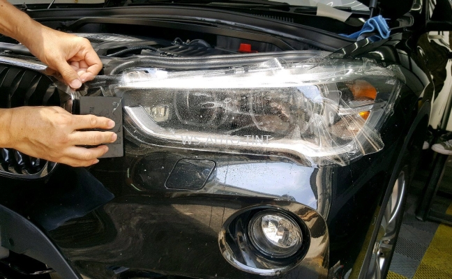 Full bumper, Front Chrome, headlights, Fog light fully protected by PPF Suntek USA