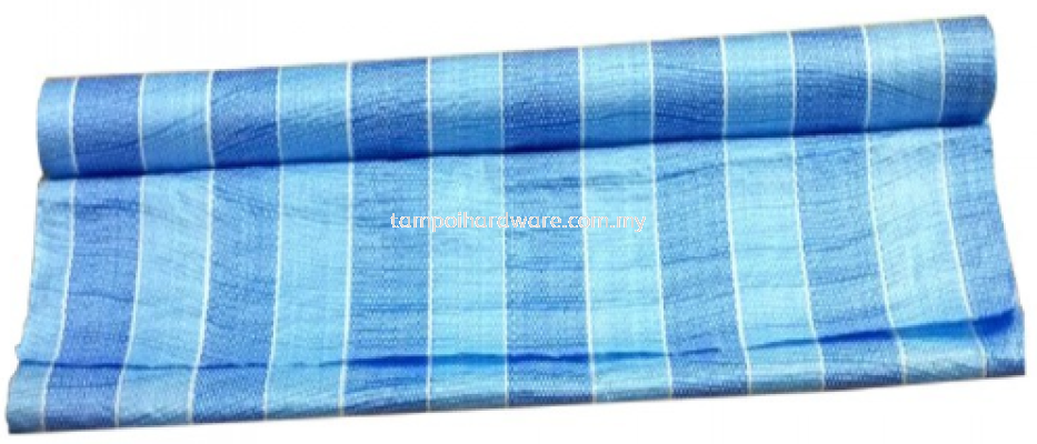 PE Tarpaulin White & Blue Canvas Roll