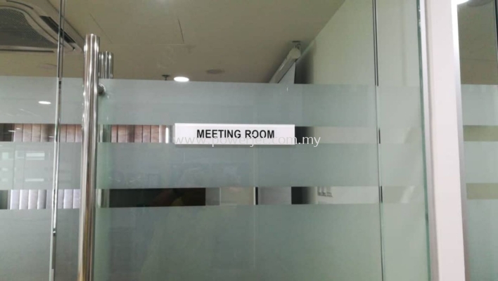 Meeting Room Door plate 