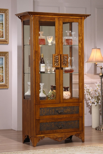 PERMAISURI - 2 DOOR DISPLAY CABINET