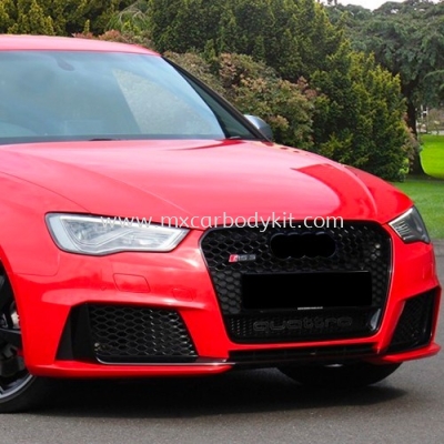 AUDI A3 2013 RS3 STYLE FRONT BUMPER WITH GRILLE
