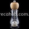 ACRYLIC WOODEN CAP PEPPER MILL UTENSILS KNIVES AND UTENSILS