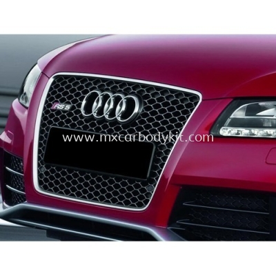 AUDI A5 B8 RS STYLE FRONT GRILLE CHROME / BLACK