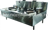 Chinese 2 Ring Air Blast C/W 2 Rear Pot Ext 2 Burner Chinese Air Blast Kwali Range Gas & Electrical Cooking Equipment