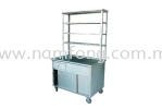 Tea Counter Stall 3 Tier Stainless Steel Tea Counter Stainless Steel Fabrication