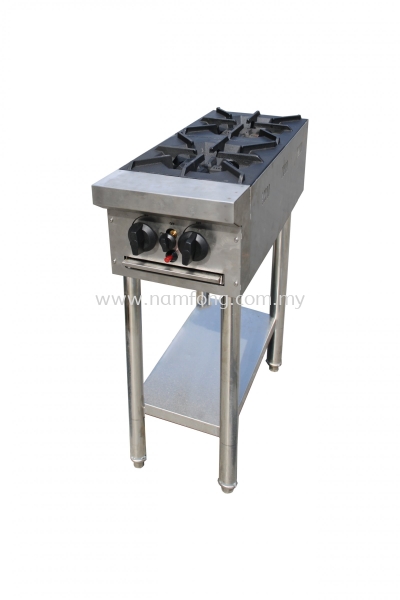 2 Open Burner C/W Undershelf