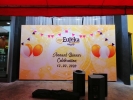 Temporary Backdrop Printing + Install Signboard